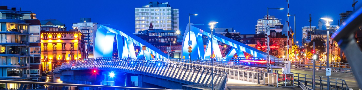 Victoria BC Downtown Bridge 